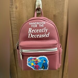 Loungefly handbook for the recently deceased small backpack Beetlejuice